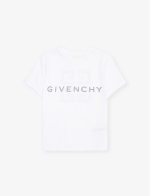 GIVENCHY: Brand-print cotton-jersey T-shirt 4-12+ years