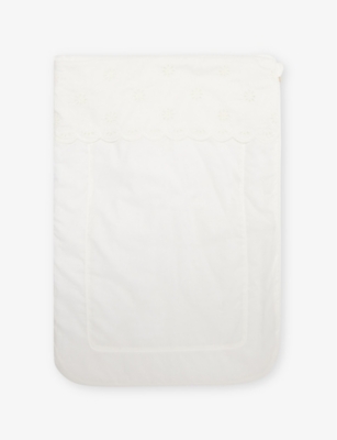 CHLOE: Scalloped Cotton Sleeping Bag