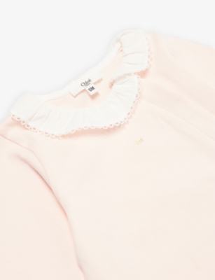 CHLOE: Branded Three-Piece Cotton-Jersey Set 1-9 Months
