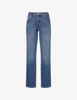 FRAME: Modern Straight Slim-Fit Stretch-Denim Jeans