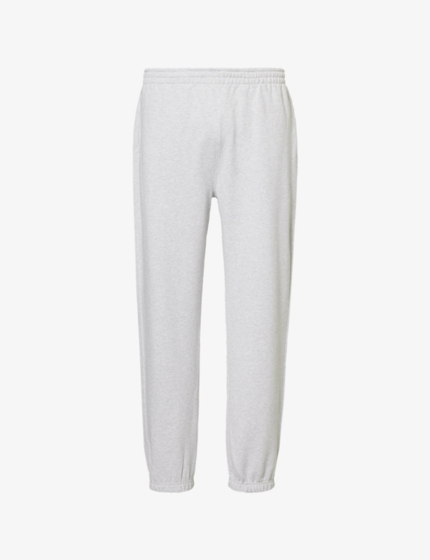 Brand-embroidery straight-leg relaxed-fit cotton-jersey jogging bottoms