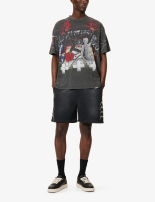 REPRESENT: Represent x Metallica Master of Puppets relaxed-fit organic-cotton blend T-shirt