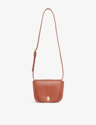 WHISTLES: Carlota turn-lock leather satchel bag
