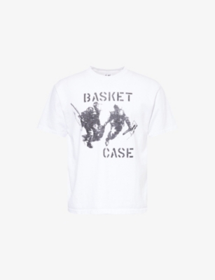 Printed Crew-Neck Cotton-Jersey T-Shirt
