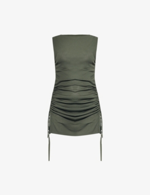 SIR - Yolanda ruched knitted mini dress | Selfridges.com