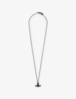 VIVIENNE WESTWOOD: Assita Bas Relief brass pendant necklace