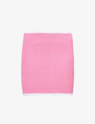 HUNZA G: Crinkle Swimskirt Bottom