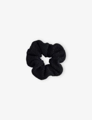 HUNZA G: Ruched stretch-woven scrunchie