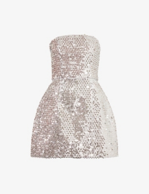 nadine merabi silver sequin dress Getting Glam with Nadine Merabi Dress
