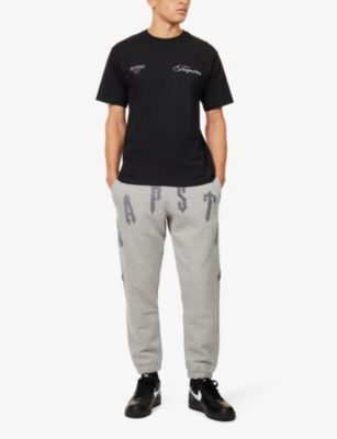 Trapstar Mens  X Selfridges Graphic-print Cotton T-shirt In Black