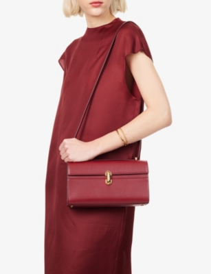 SAVETTE: Symmetry leather cross-body bag