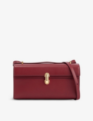 SAVETTE: Symmetry leather cross-body bag