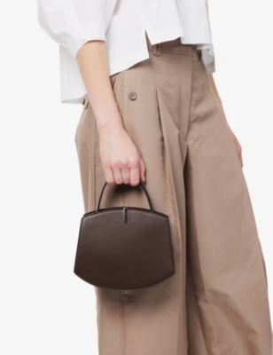 SAVETTE: Florence 20 Leather Top-Handle Bag
