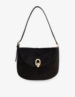 SAVETTE: Tondo suede hobo bag