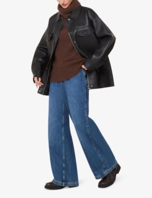 WHISTLES: Roll-neck knitted wool jumper