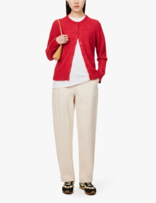 SAMSOE SAMSOE: Nor brushed knit cardigan