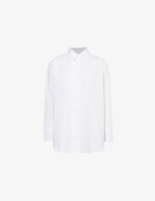 SAMSOE SAMSOE: Salas long-sleeve organic-cotton shirt