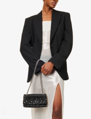 MARC JACOBS: The Dual leather wallet on chain
