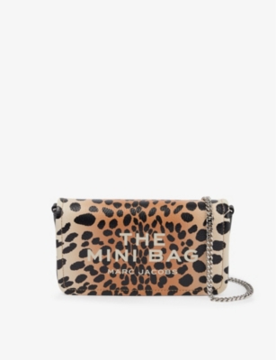 Marc Jacobs Womens Black Multi The Mini Leather Shoulder Bag In Black Multi