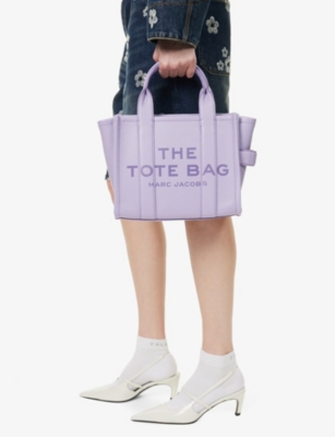 Marc Jacobs Womens  The Small Leather Tote Bag In Lilac