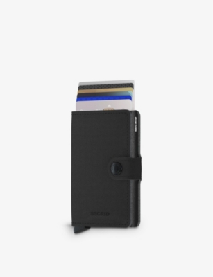 SECRID: Miniwallet logo-embossed leather wallet