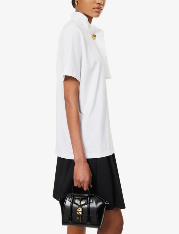 Antigona Lock toy leather top-handle bag