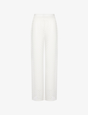 Melissa Odabash Adi High-rise Palazzo Pants In White