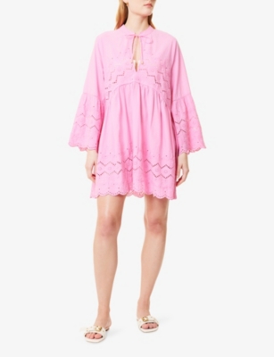 MELISSA ODABASH: Sebenna Broderie Anglaise Cotton Cover-Up