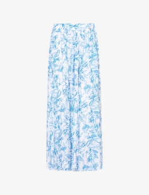 MELISSA ODABASH: Mira floral cover-up skirt