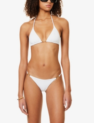 MELISSA ODABASH: Monza chain-link bikini top