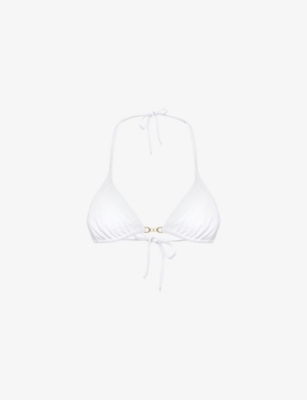 MELISSA ODABASH: Monza chain-link bikini top