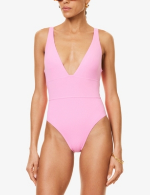 MELISSA ODABASH: Caribbean plunge V-neck swimsuit