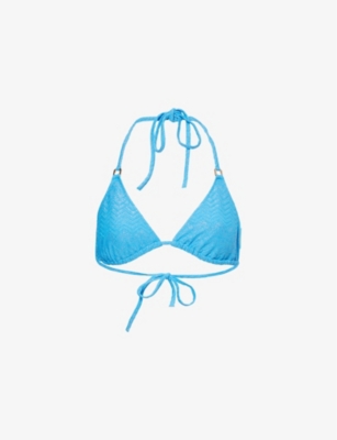 MELISSA ODABASH: Maine triangle textured bikini top