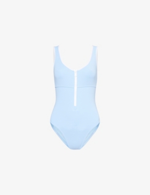 MELISSA ODABASH: Bellino zip-front swimsuit