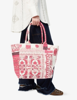 ISABEL MARANT: Yenky Small Cotton Tote Bag