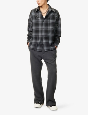 DSQUARED2: Gym Zipped-Cuffs Cotton-Jersey Jogging Bottoms