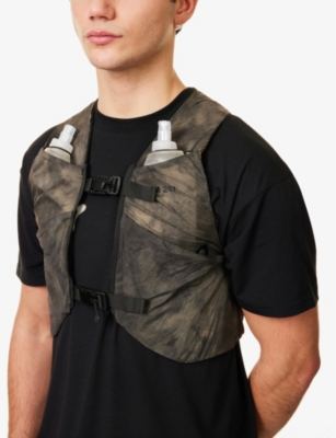 247 By Represent Mens  Camouflage Woven Chest Gilet In Terrain