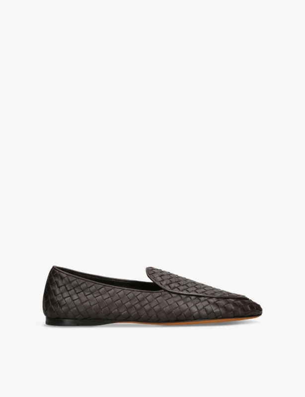 Hereditas flat leather loafers