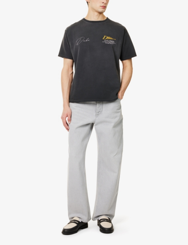 Graphic-Print Crew-Neck Relaxed-Fit Cotton-Jersey T-Shirt