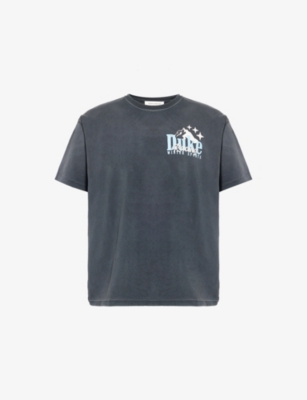 Duke & Dexter Mens Black Winter Sport Graphic-print Short-sleeve Cotton T-shirt&nbsp;&nbsp;
