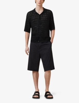 ALLSAINTS: Loire Short-Sleeved Knitted Shirt