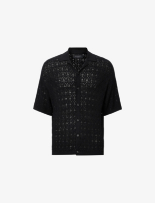 ALLSAINTS: Loire Short-Sleeved Knitted Shirt
