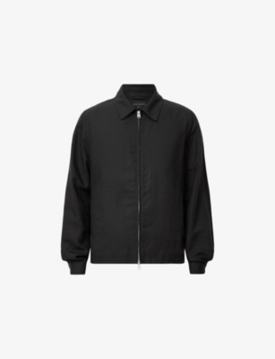 ALLSAINTS: Bradner Zip-Up Woven Jacket