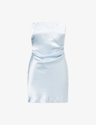 BEC & BRIDGE: Symone strapless recycled polyester-blend mini dress
