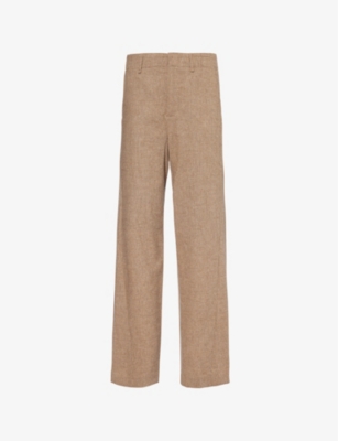 RAG & BONE: Shea regular-fit straight-leg wool-blend trousers