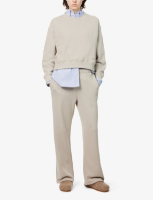 RAG & BONE: Vintage straight-leg cotton-jersey jogging bottoms