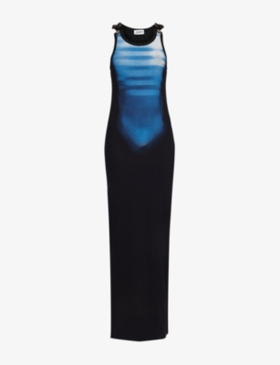 JEAN PAUL GAULTIER: Le Male Ribbed Stretch-Cotton Maxi Dress