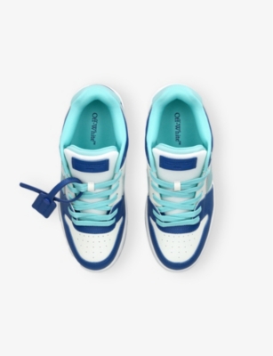 OFF-WHITE C/O VIRGIL ABLOH: Kids' Out Of Office Colour-Block Leather Low-Top Trainers