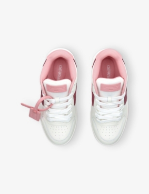 OFF-WHITE C/O VIRGIL ABLOH: Kids' Out of Office Leather Low-Top Trainers