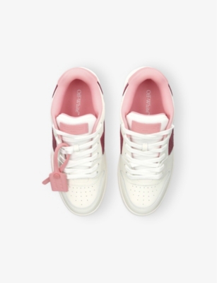 OFF-WHITE C/O VIRGIL ABLOH: Kids' Out of Office Leather Low-Top Trainers